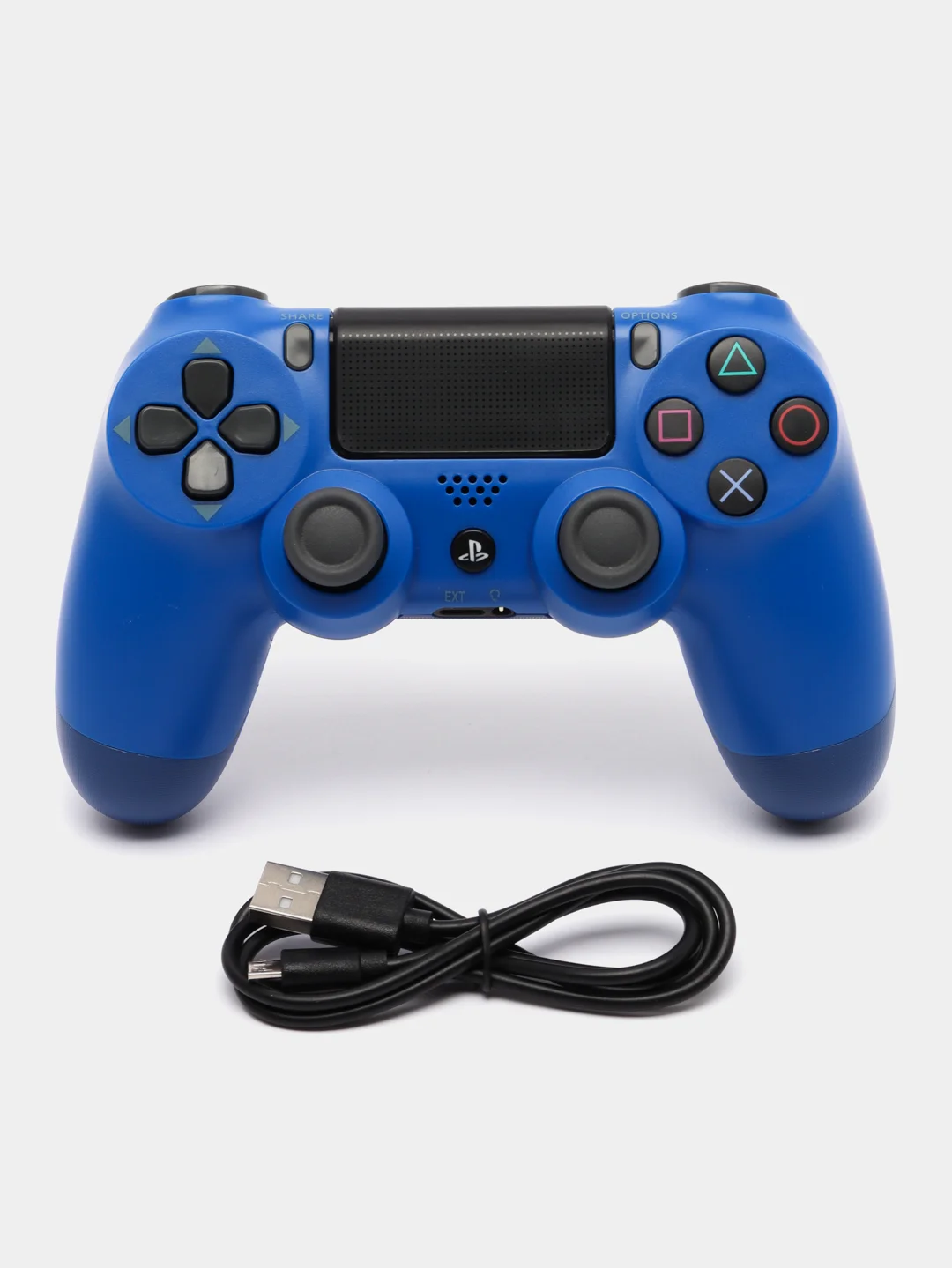 Синий беспроводной геймпад-джойстик DualShock 4 для PS4, PS5 и ПК