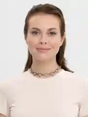 Черный чокер на шею, с сердечками