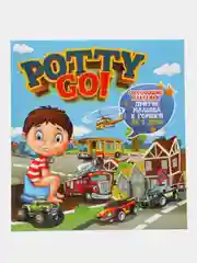 Обучающие наклейки для детского горшка PottyGo! "Машинки", 3 штуки