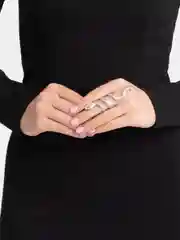 Серебряный массивное фаланговое кольцо со змеей унисекс/ Кольцо "Змея" с регулировкой размера, 18 мм