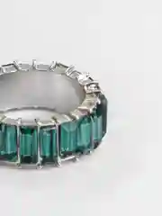 Зеленый кольцо дорожка из страз