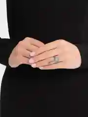 Кольцо змея, безразмерное, серебристое, бижутерия