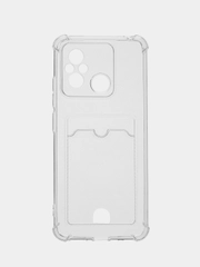 Чехол силиконовый Xiaomi с кармашками картXiaomiRedmi12CMi13mi13LiteMi13ProPoco C40Pococ50