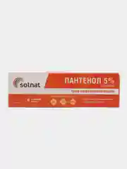 Solnat крем восстанавливающий пантенол, от ожогов, обморожений, обветриваний, 5%, 50 мл