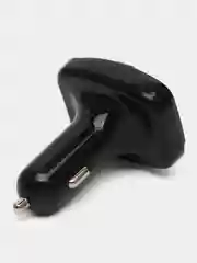 Черный mp3 FM Bluetooth модулятор трансмиттер, Автомобильное зарядное устройство с подсветкой