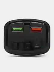 Черный mp3 FM Bluetooth модулятор трансмиттер, Автомобильное зарядное устройство с подсветкой