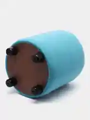 Голубой пуф MONOFIX, ЙОККИ велюр