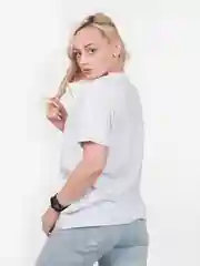 Белый футболка женская