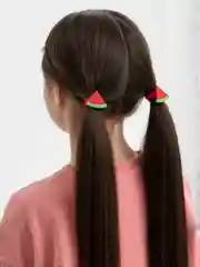 Красный резинки для волос детские, яркие резинки