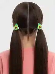 Лайм резинки для волос детские, яркие резинки