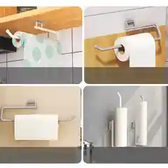 Белый держатель для бумажных полотенец