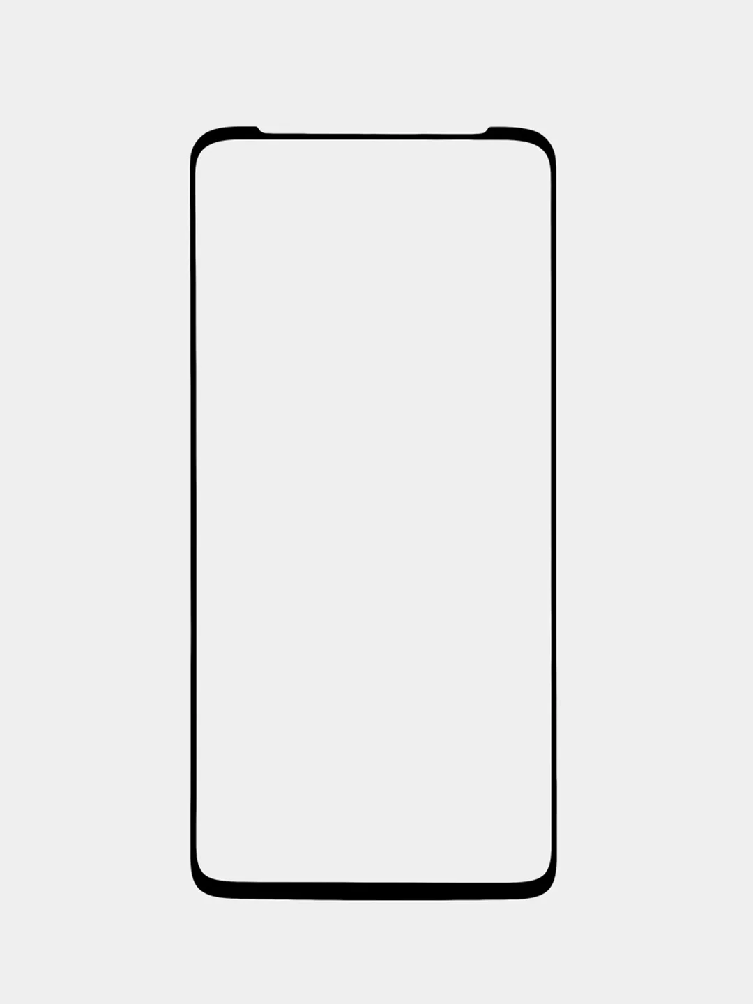 Защитное стекло ROSCO для Motorola Moto G9 Plus с олеофобным покрытием и черной рамкой