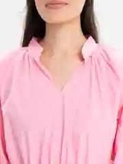 Розовый летнее платье