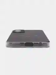 Черный чехол на Tecno Spark 9 Pro / Текно Спарк 9 Про прозрачный, с рисунком, защита камеры