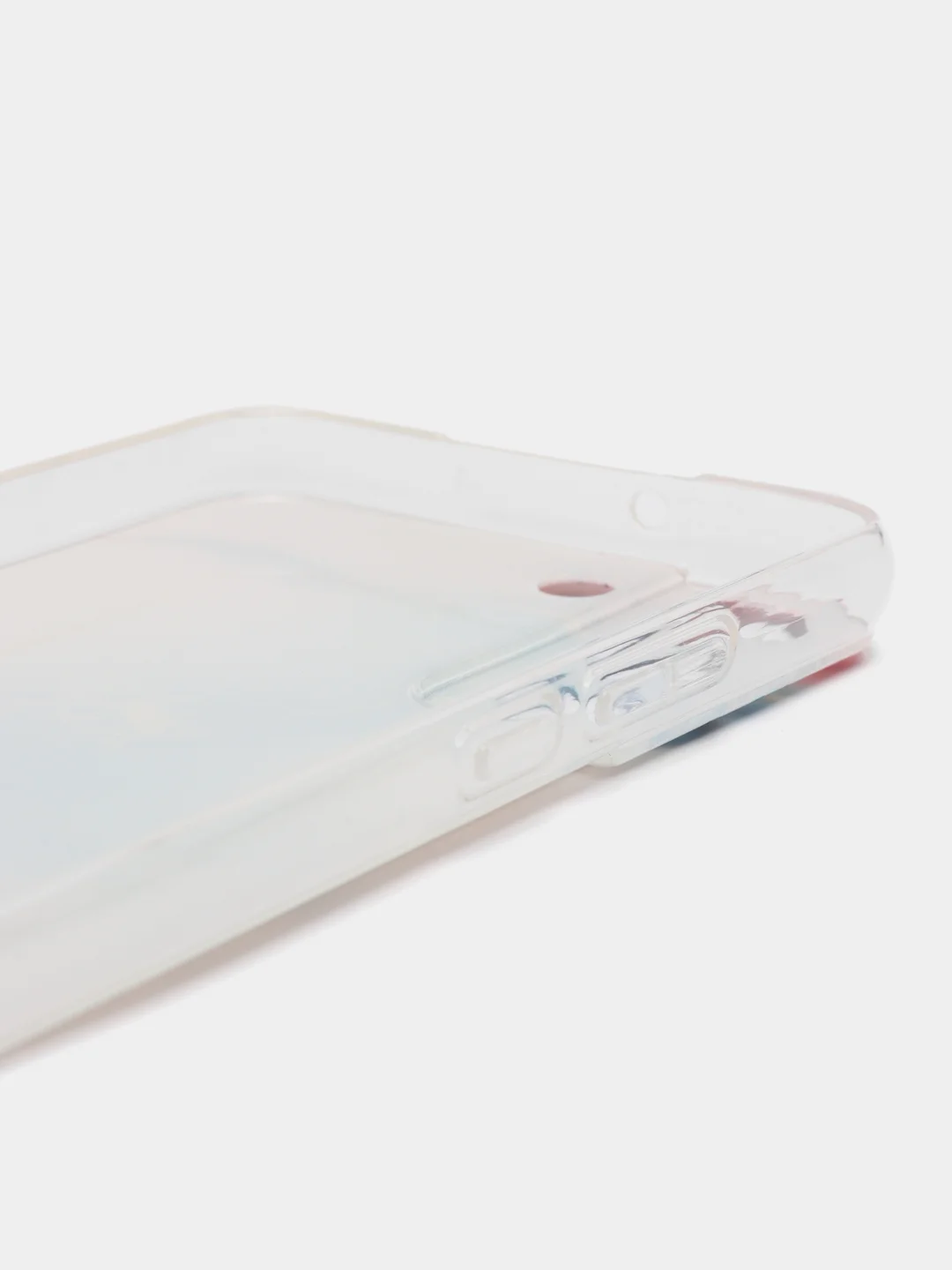 Ледяной силиконовый чехол на Samsung Galaxy S22 / Самсунг S22 прозрачный с рисунком, защита камеры