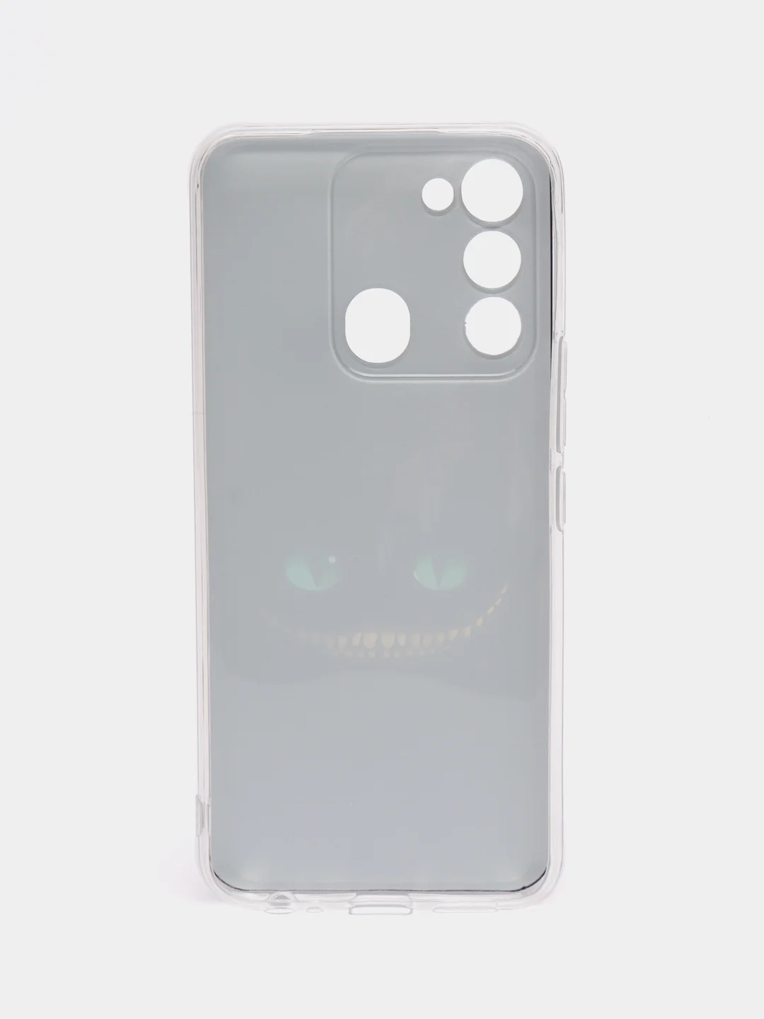 Черный чехол на Tecno Spark Go 2022/8C/9 / Текно Спарк Гоу 2022/8С/9 прозрачный, с рисунком