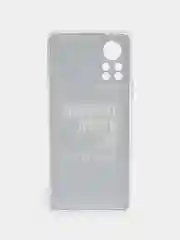 Тёмно-коричневый силиконовый чехол на Infinix HOT 11S NFC / Инфиникс Хот 11S NFC прозрачный, с рисунком