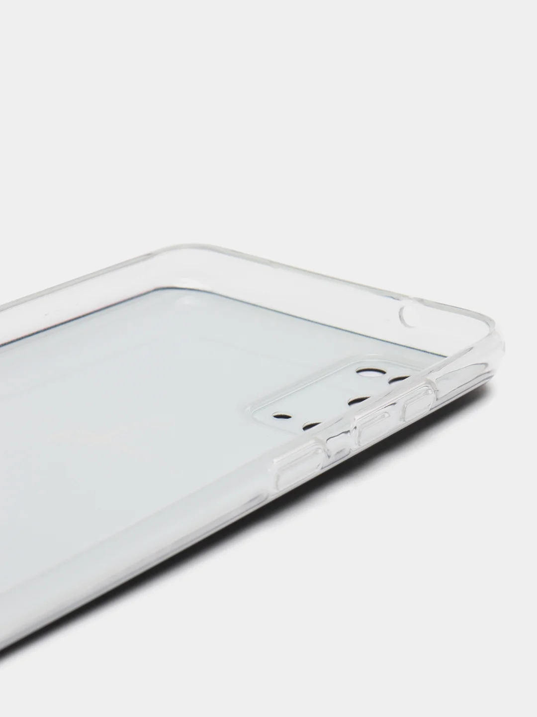 Разноцветный силиконовый чехол на Samsung Galaxy S20 / Самсунг S20 прозрачный с рисунком, защита камеры