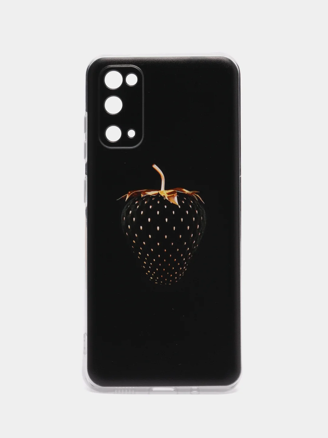 Разноцветный силиконовый чехол на Samsung Galaxy S20 / Самсунг S20 прозрачный с рисунком, защита камеры