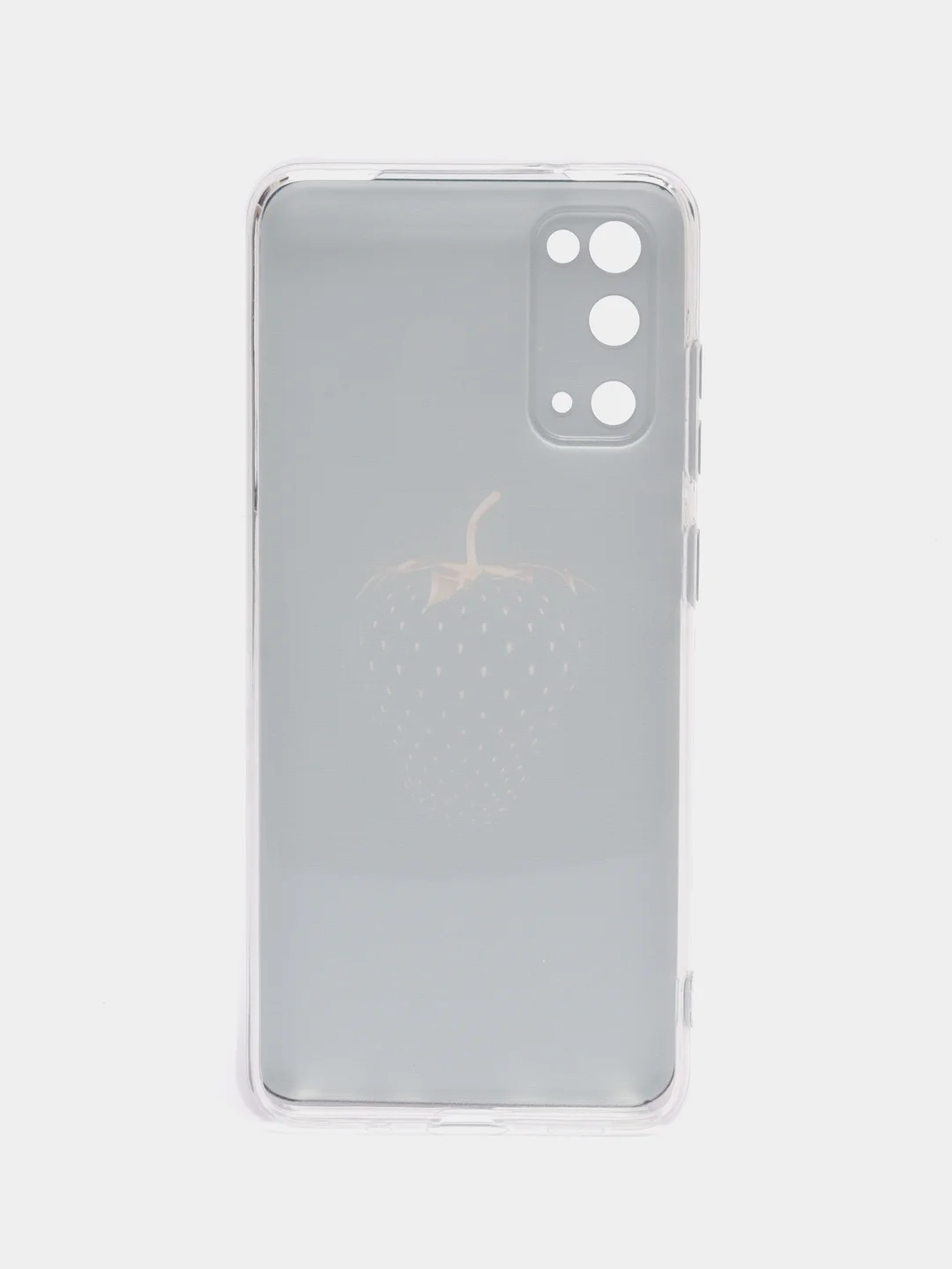 Разноцветный силиконовый чехол на Samsung Galaxy S20 / Самсунг S20 прозрачный с рисунком, защита камеры