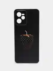 Разноцветный силиконовый чехол на Realme C35 / Реалми С35 прозрачный, с рисунком, защита камеры