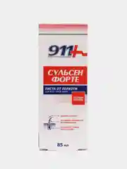 911 паста "Сульсен Форте" от перхоти, для всех типов волос, 85 мл