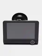 Черный автомобильный видеорегистратор с тремя камерами, VIDEO CARDVR FUUL HD 1080P