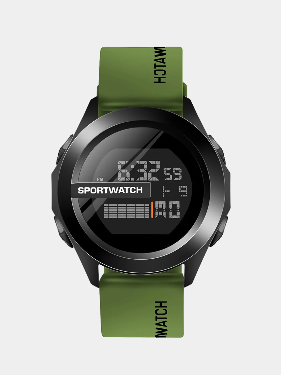 Зеленый часы мужские, наручные электронные Sportwatch