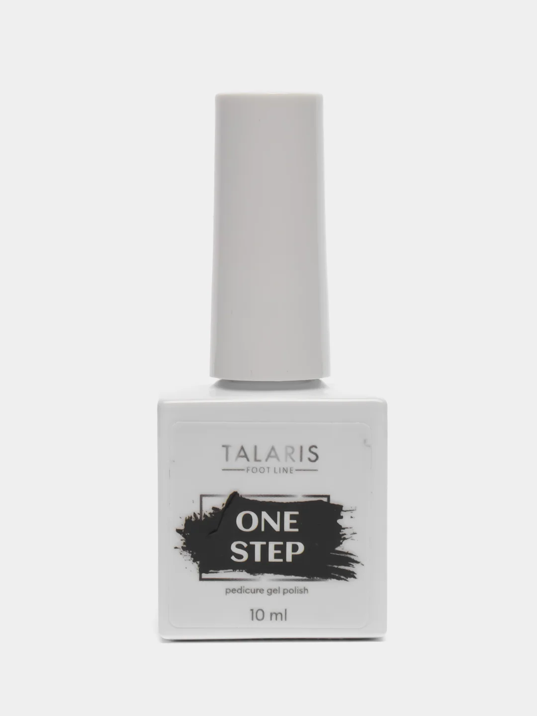Черный гель-лак однофазный для педикюра/гель лак для педикюра ONE STEP Pedicure gel polish, 10 мл