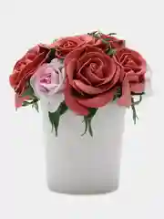 Белый композиция из цветов