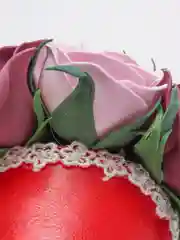 Алый композиция из цветов
