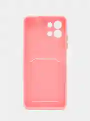 Пудровый силиконовый чехол для Infinix Hot 11 2022 (Хот 11 2022), картхолдер, матовый