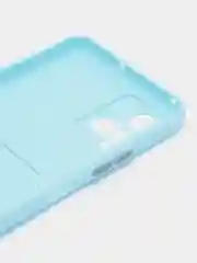 Голубой силиконовый чехол для Vivo Y21, Y21S, Y33S 4G, Y32 4G, Y21T, Y33T прозрачный