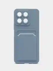 Синий меланж силиконовый чехол для Honor X8A (Хонор Икс8А)