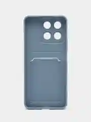 Синий меланж силиконовый чехол для Honor X8A (Хонор Икс8А)