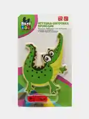 Зеленый шнуровка  деревянная Bondibon Baby You