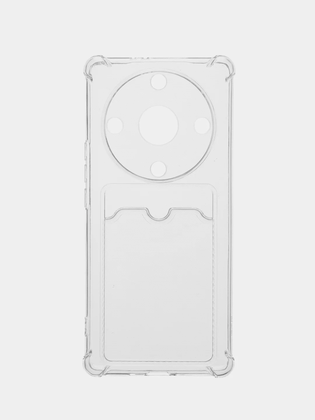 Чехол силиконовый Honor 70 / X9a / X7a, c кармашками для карт