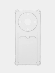 Чехол силиконовый Honor 70 / X9a / X7a, c кармашками для карт