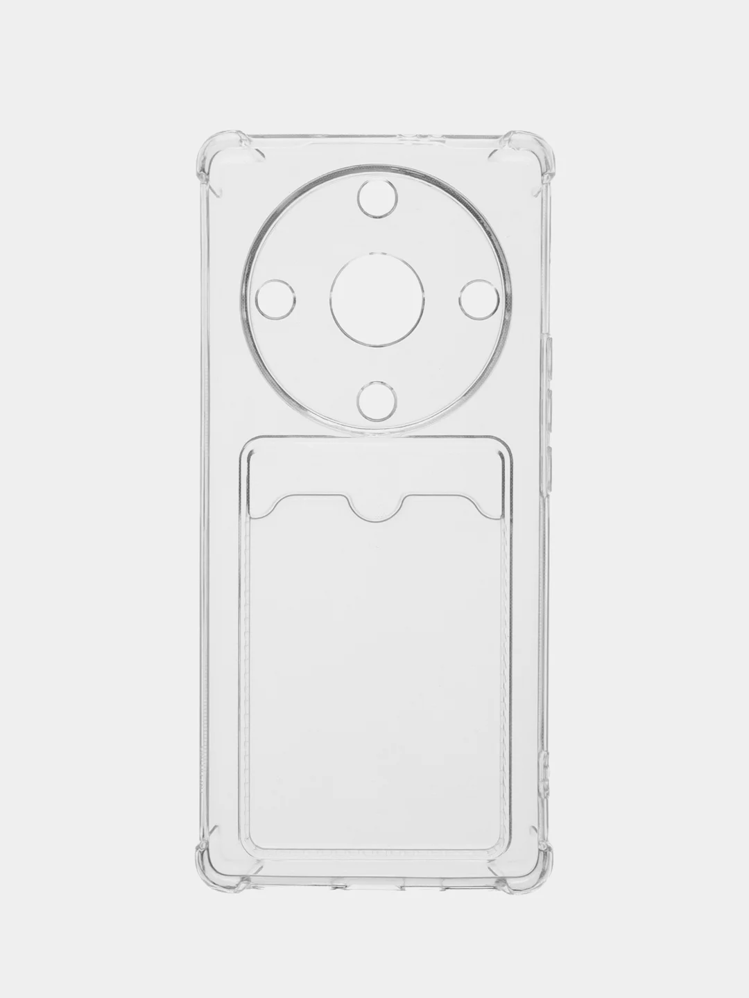 Чехол силиконовый Honor 70 / X9a / X7a, c кармашками для карт