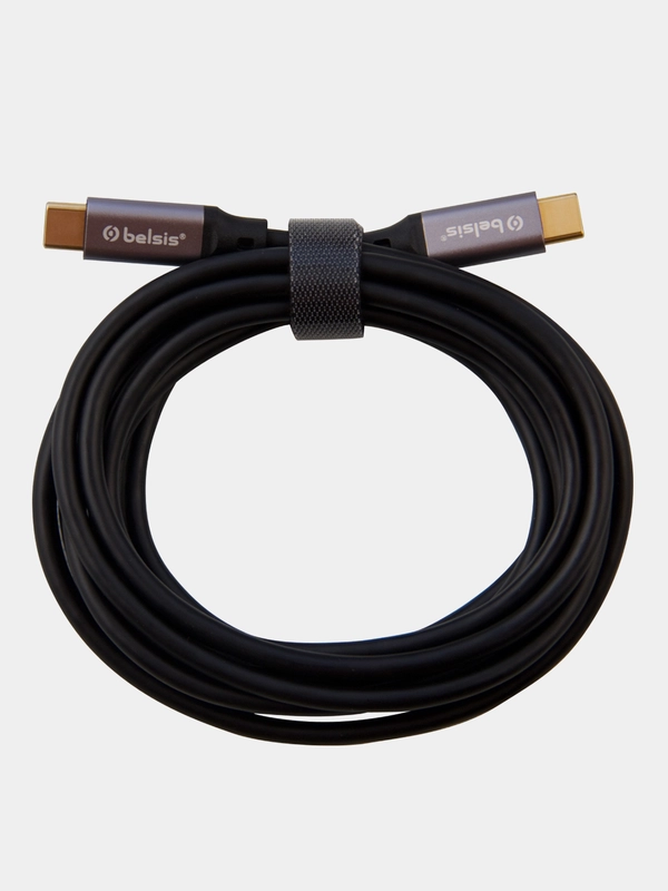 Кабель Belsis USB 3.2 Type C, 60W, 10 Гбит/с, металлические разъемы