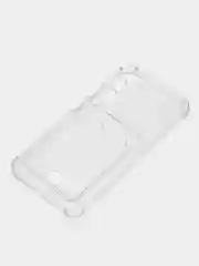 Чехол силиконовый Samsung, с кармашками для карт, пропуска, фотографии