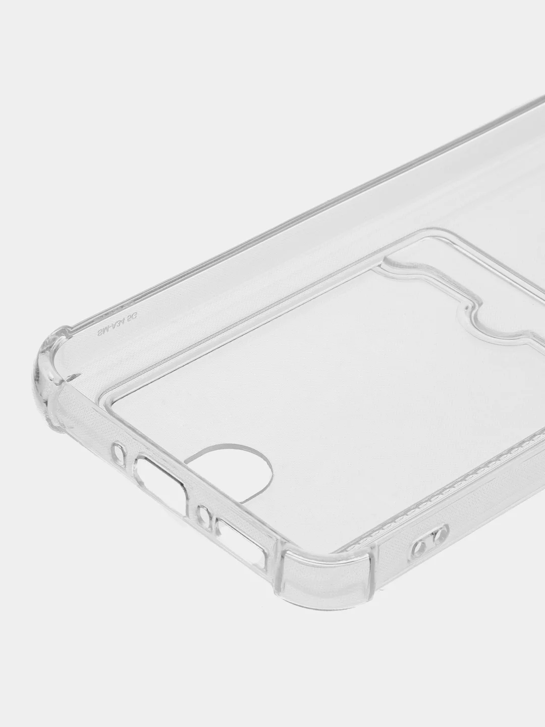 Чехол силиконовый Samsung, с кармашками для карт, пропуска, фотографии