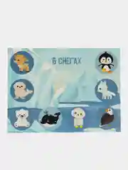 Лото для детей "Кто где живет?" с деревянными фишками