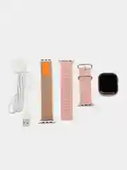 Розовый смарт часы Smart Watch X9 PRO, Amoled экран