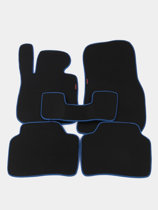 Автомобильные коврики EVA на BMW 3 VI (F30, F31) 2011-2019, черно-синие