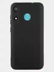 Черный чехол BROSCORP для Itel A27 матовый силиконовый тонкий, бортик вокруг камер
