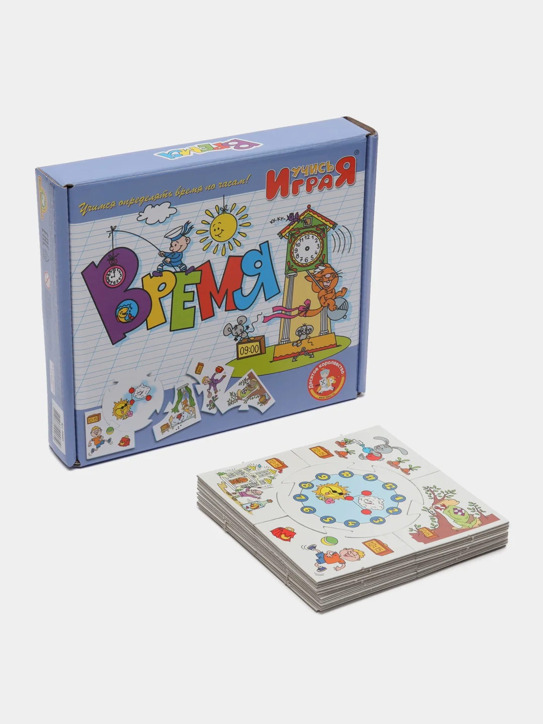 Настольная игра "Время", серии Учись, играя