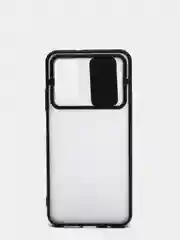 Черный чехол с защитой камеры iPhone 7+, 8+, XS, XR, 11 Pro, Max, Xiaomi Redmi 9A, 9 Note, 9T, Mi Lite