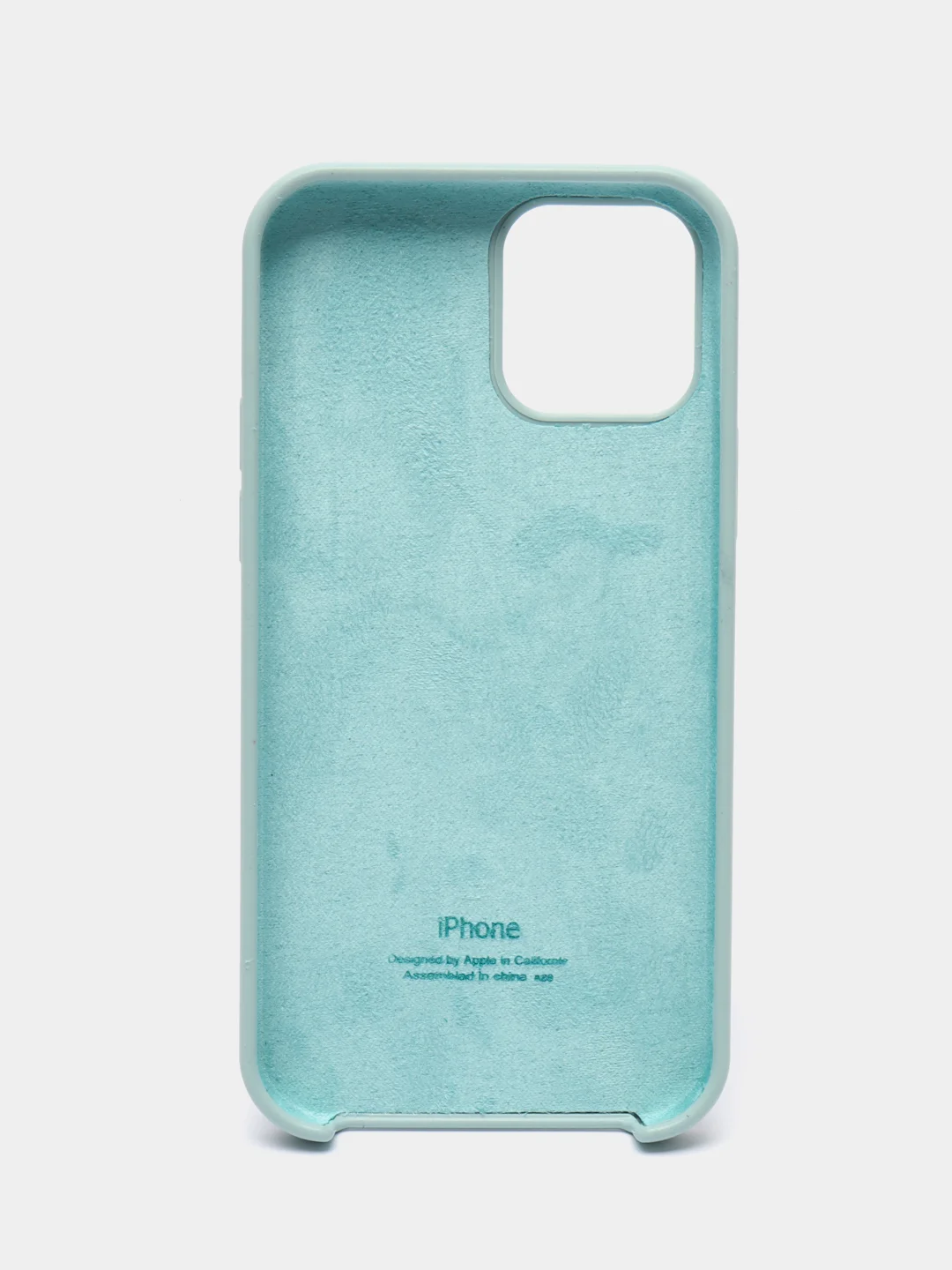 Бирюзовый чехол Silicone Case iPhone 6 / 6+ / 7+ / 8+/ X /XS /XR /11/12/12Pro/13 / 13 Pro Max/ 7 /8