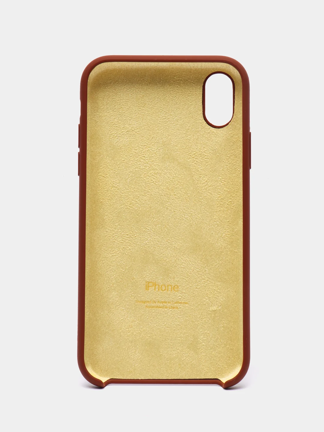 Коричневый чехол Silicone Case iPhone 6 / 6+ / 7+ / 8+/ X /XS /XR /11/12/12Pro/13 / 13 Pro Max/ 7 /8